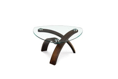 Magnussen Furniture Allure Pie Shaped Cocktail Table in Hazelnut T1396-65 image