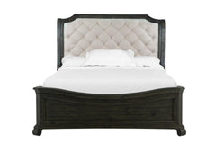 Magnussen Furniture Bellamy California King Sleigh Bed w/ Shaped Footboard in Peppercorn image