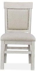 Magnussen Furniture Bronwyn Side Chair w/Upholstered Seat & Back in Alabaster (Set of 2) image