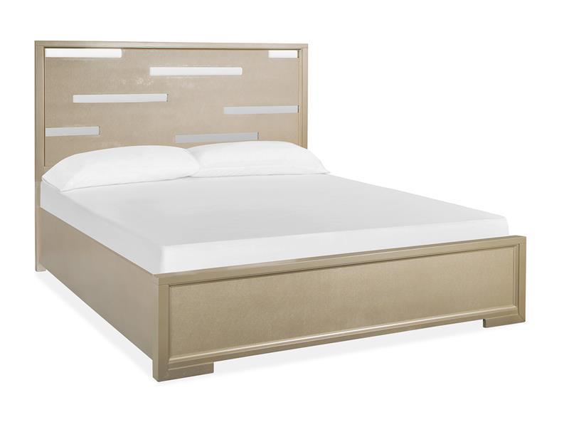 Magnussen Furniture Chantelle California King Panel Bed in Champagne image