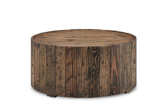 Magnussen Furniture Dakota Round Cocktail Table in Rustic Pine image