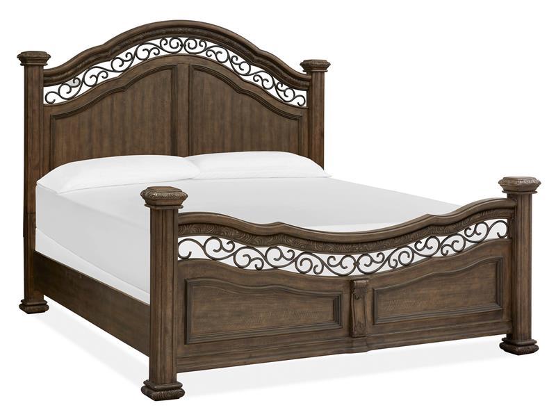 Magnussen Furniture Durango King Panel Bed in Willadeene Brown image