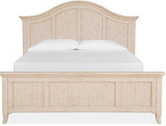 Magnussen Furniture Harlow Cal King Panel Bed in Weathered Bisque image