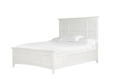 Magnussen Furniture Heron Cove  Queen Panel Bed in Chalk White image