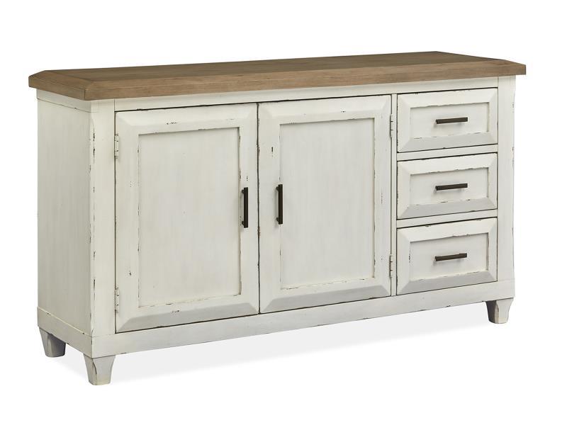 Magnussen Furniture Hutcheson Buffet in Berkshire Beige and Homestead White D5164-1 image