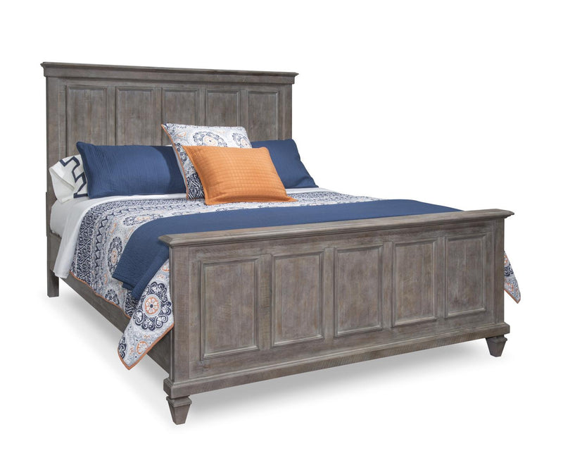 Magnussen Furniture Lancaster California King Panel Bed in  Dove Tail Grey image