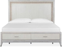 Magnussen Furniture Lenox Cal King Storage Bed in Acadia White image