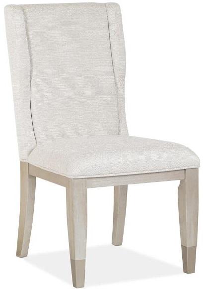 Magnussen Furniture Lenox Upholstered Host Side Chair in Acadia White (Set of 2) image