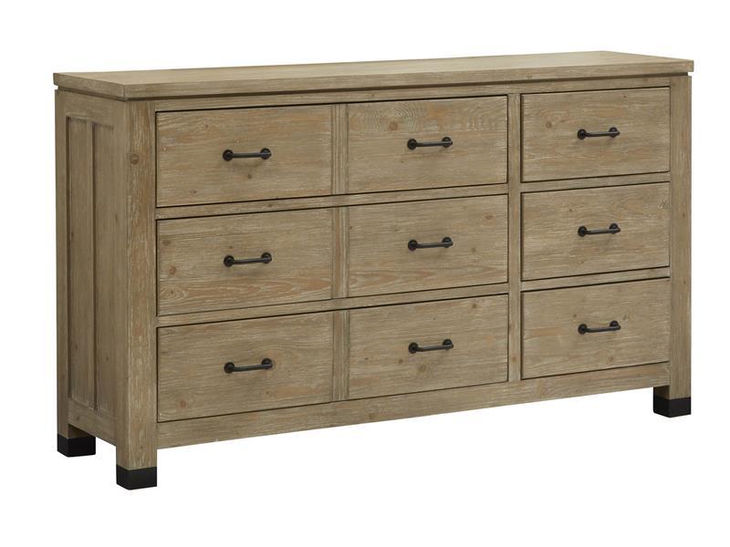 Magnussen Furniture Madison Heights Drawer Dresser in Weathered Fawn image
