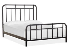 Magnussen Furniture Madison Heights Metal Queen Bed in Forged Iron image