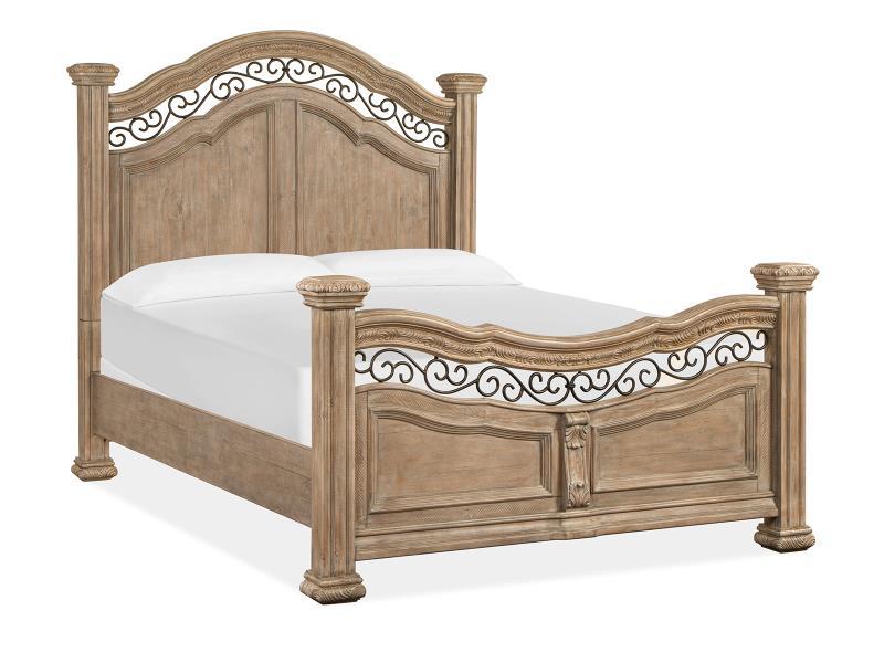 Magnussen Furniture Marisol California King Panel Bed in Fawn/Graphite image