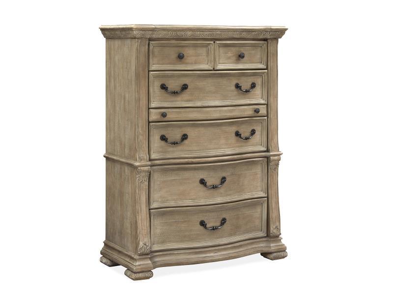 Magnussen Furniture Marisol Drawer Chest in Fawn/Graphite image