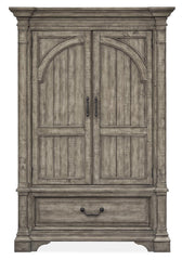 Magnussen Furniture Milford Creek Door Armoire in Lark Brown image