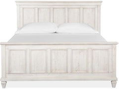 Magnussen Furniture Newport Cal King Panel Bed in Alabaster image