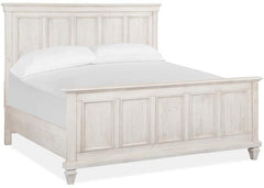 Magnussen Furniture Newport King Panel Bed in Alabaster image