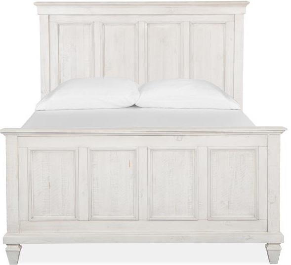 Magnussen Furniture Newport Queen Panel Bed in Alabaster image