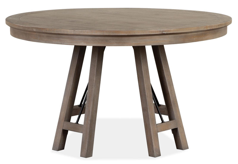 Magnussen Furniture Paxton Place 52" Round Dining Table in Dovetail Grey image