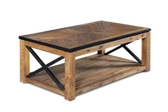 Magnussen Furniture Penderton Rectangular Lift-top Cocktail Table in Natural Sienna image