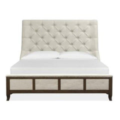 Magnussen Furniture Roxbury Manor California King Sleigh Upholstered Bed in Homestead Brown image