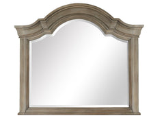 Magnussen Furniture Tinley Park Shaped Mirror in Dove Tail Grey image