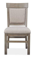 Magnussen Furniture Tinley Park Side Chair w/Upholstered Seat & Back in Dove Tail Grey (Set of 2) image