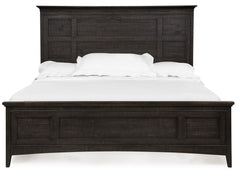 Magnussen Furniture Westley Falls King Panel Bed with Regular Rails in Graphite image