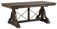 Magnussen Furniture Westley Falls Trestle Dining Table in Graphite image