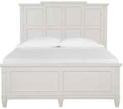 Magnussen Furniture Willowbrook Queen Panel Bed in Egg Shell White image