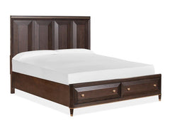Magnussen Furniture Zephyr California King Panel Storage Bed in Sable image
