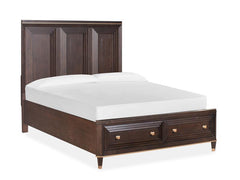 Magnussen Furniture Zephyr Queen Panel Storage Bed in Sable image