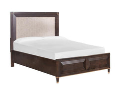 Magnussen Furniture Zephyr Queen Upholstered Panel Bed in Sable image