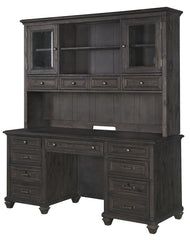 Magnussen Sutton Place Credenza with Hutch in Weathered Charcoal image
