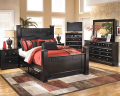 Shay Signature Design 5-Piece Bedroom Set with 2 Storage Drawers image