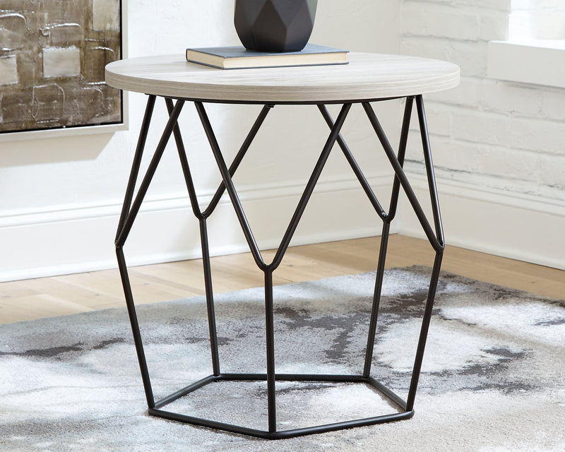 Waylowe Signature Design by Ashley Round End Table image
