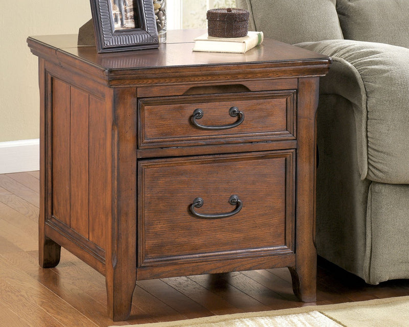 Woodboro Signature Design by Ashley End Table with Power Outlets image
