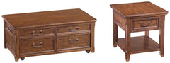Woodboro Signature Design 2-Piece Table Set