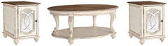 Realyn Signature Design 3-Piece Occasional Table Set