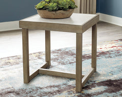 Challene Signature Design by Ashley Square End Table image