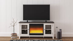 Dorrinson Signature Design by Ashley 60 TV Stand with Electric Fireplace